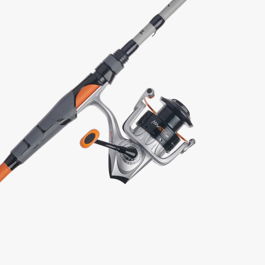 Abu Garcia MAXSTXSP40/702MH MAXSTX SP Combo, 40 sz 6 Brg. Machined Aluminum Spool Reel/7' 2pc 24 ton, MH Action, EVA Split Grip, Graphite Rod