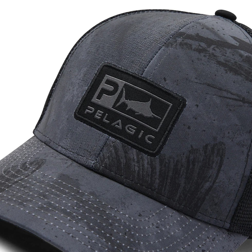 Pelagic Offshore Icon Gyotaku Low Profile Trucker  (HN)