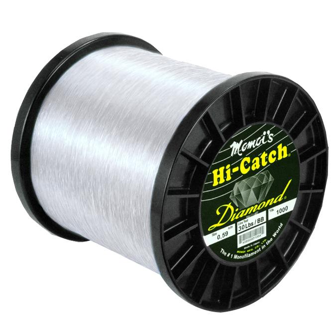 Momoi Hi-Catch Diamond Nylon Monofilament Line 30 Pounds 1000 Yards - Special Clear - Bulluna.com