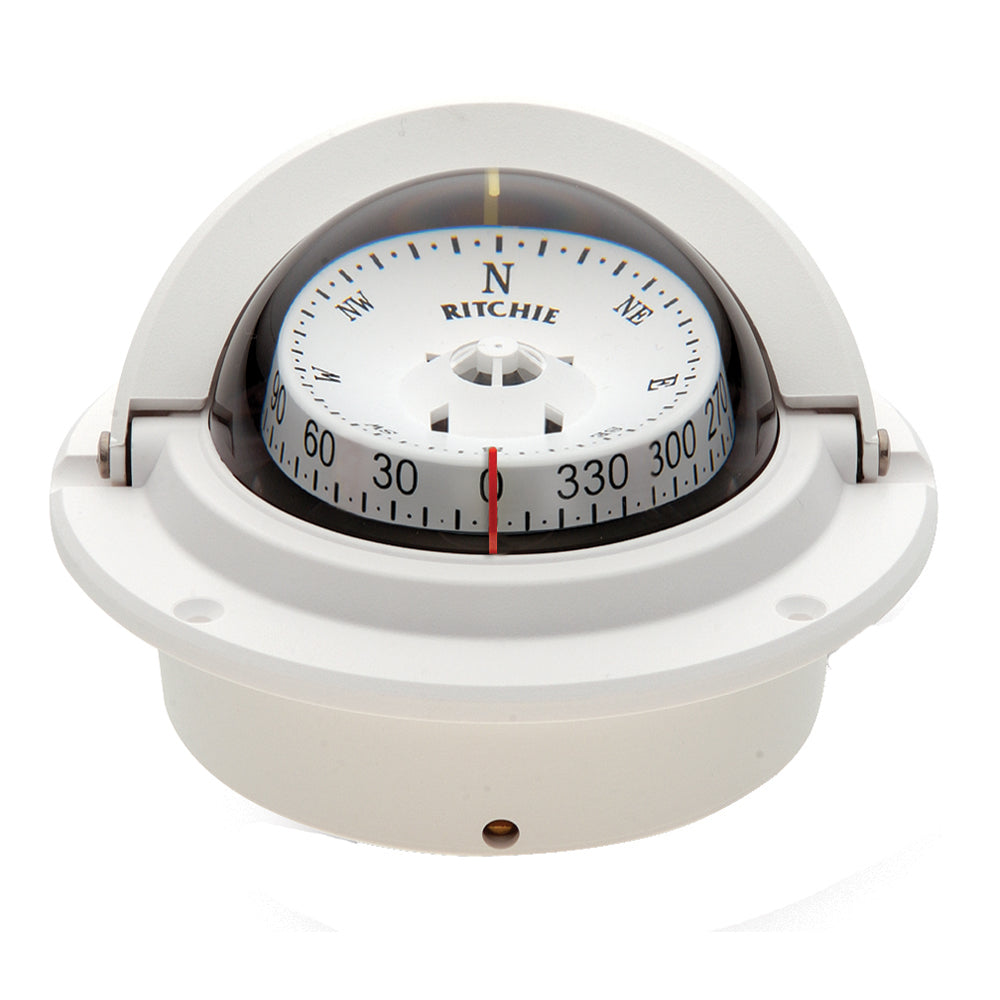 Ritchie F-83W Voyager Compass - Flush Mount - White [F-83W] - Bulluna.com