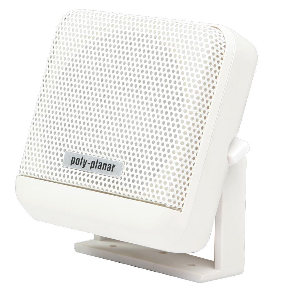 Poly-Planar VHF Extension Speaker - 10W Surface Mount - (Single) White [MB41W] - Bulluna.com