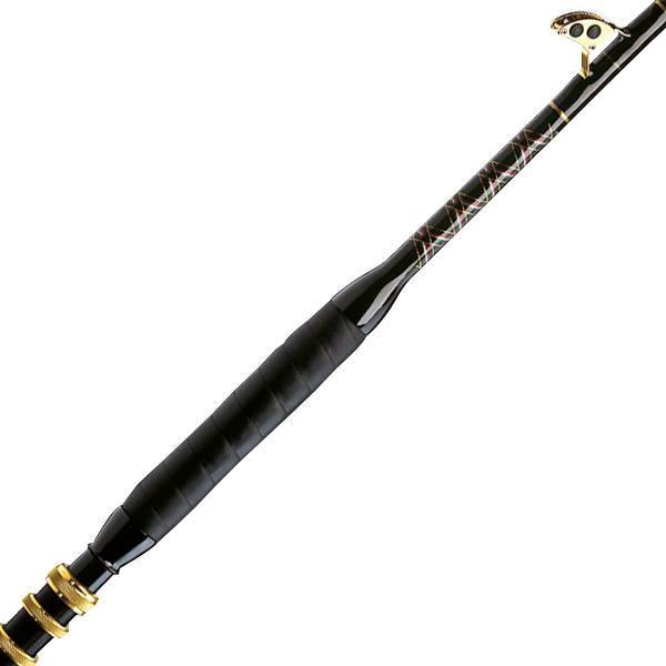 Alutecnos Albacore 130 Pounds 2 Piece 7 Feet 2 Inch Big Game Trolling Rod - Gold - Curved - Bulluna.com