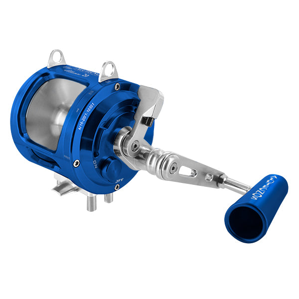 Alutecnos Albacore 20 One Speed Reel - Blue/Silver - Bulluna.com