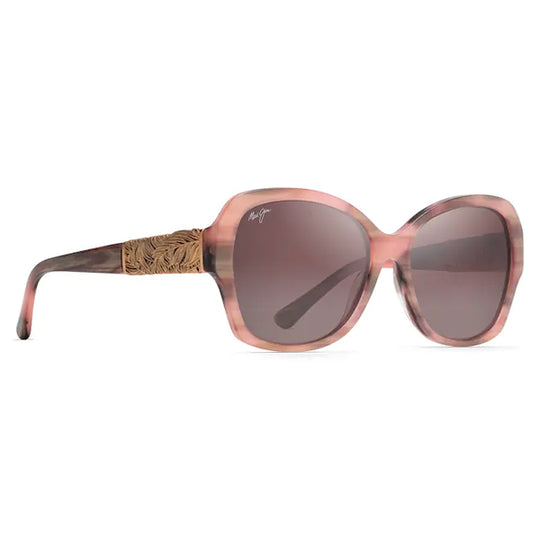 Maui Jim Swaying Palms Rose and Pearl with Rose Gold - Maui Rose Sunglasses - Bulluna.com