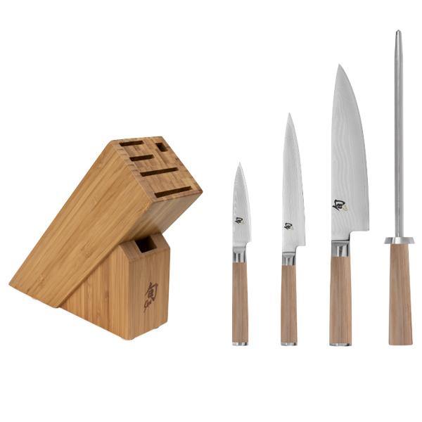 Shun Classic Blonde 5 Piece Starter Block Set - Bulluna.com