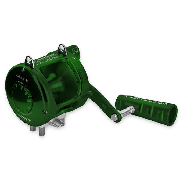 Alutecnos Albacore 20 Veloce One Speed Reel - Green