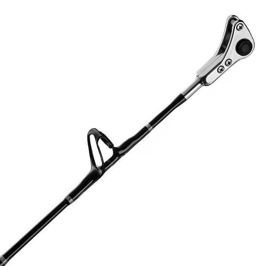 Alutecnos Albacore 6-20 Pound 2 Piece 5 Feet 7 Inch Stand Up Trolling Rod With Guides + Roller Top - Straight Butt - Bulluna.com