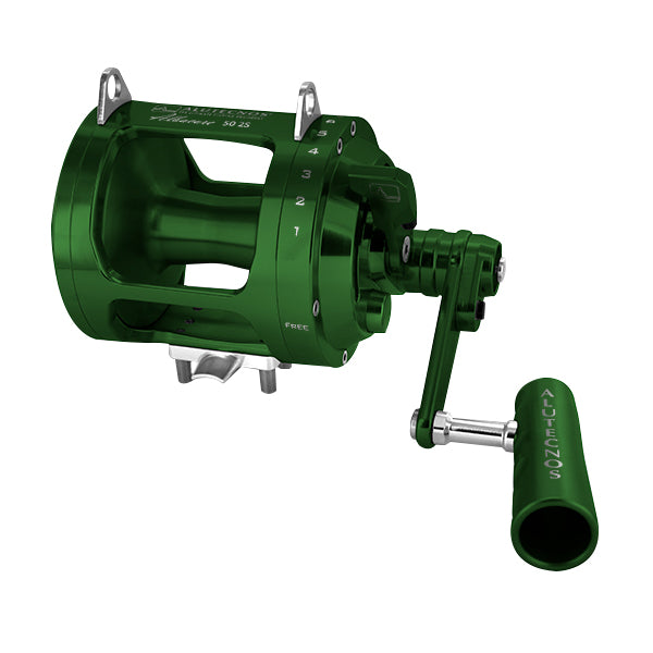 Alutecnos Albacore 50 Two Speed Reel - Green