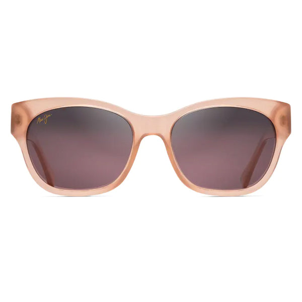 Maui Jim Monstera Leaf Guava Pink with 24K Rose Gold - Maui Rose Sunglasses - Bulluna.com