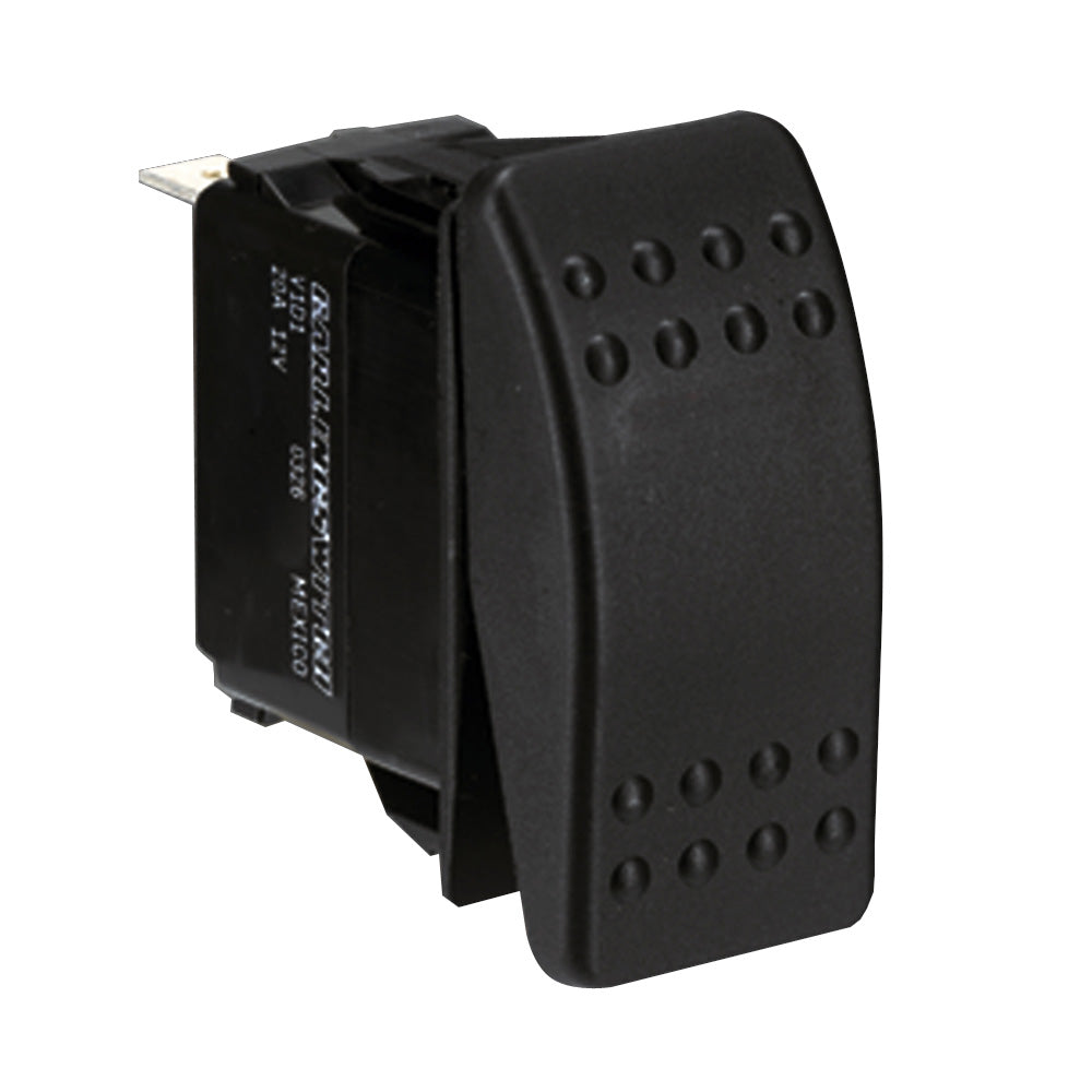 Paneltronics Switch SPST Black On/On Rocker [004-246] - Bulluna.com