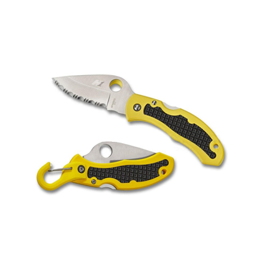 Spyderco Snap-It Salt H1 Steel Knife - Serrated Edge - Bulluna.com