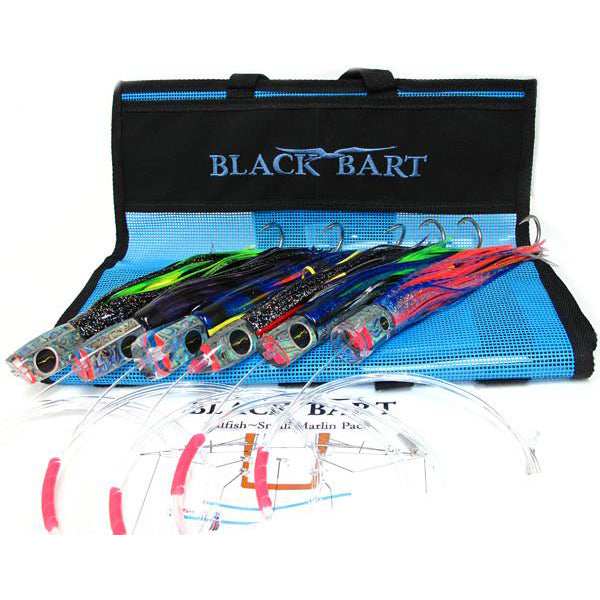 Black Bart Small Billfish Rigged Lure Pack 30-50 Pound Tackle - Bulluna.com