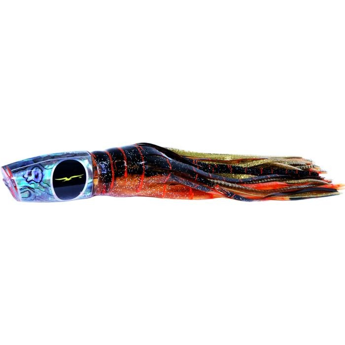 Black Bart Big Rock Plunger Medium Heavy Tackle Lure - Brown Gold Orange/Gold Dot - Bulluna.com