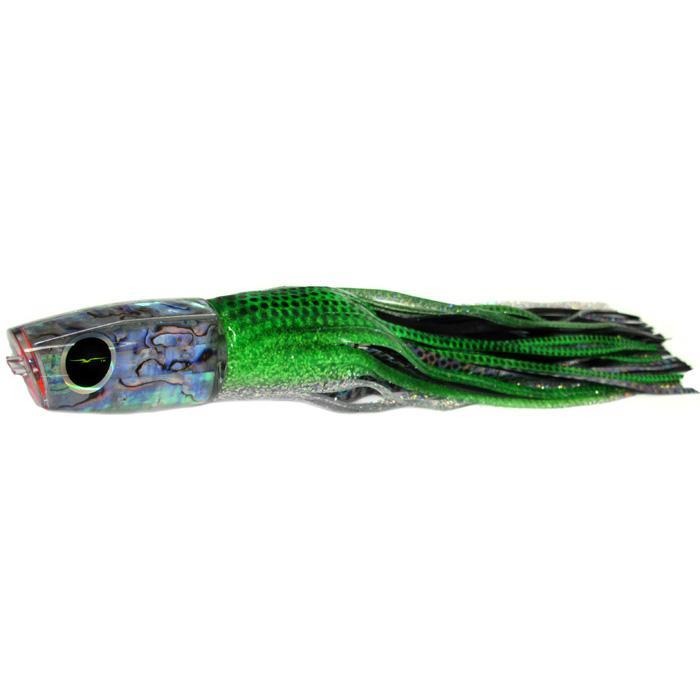 Black Bart Big Rock Plunger Medium Heavy Tackle Lure - Green Dot/Black Dot - Bulluna.com