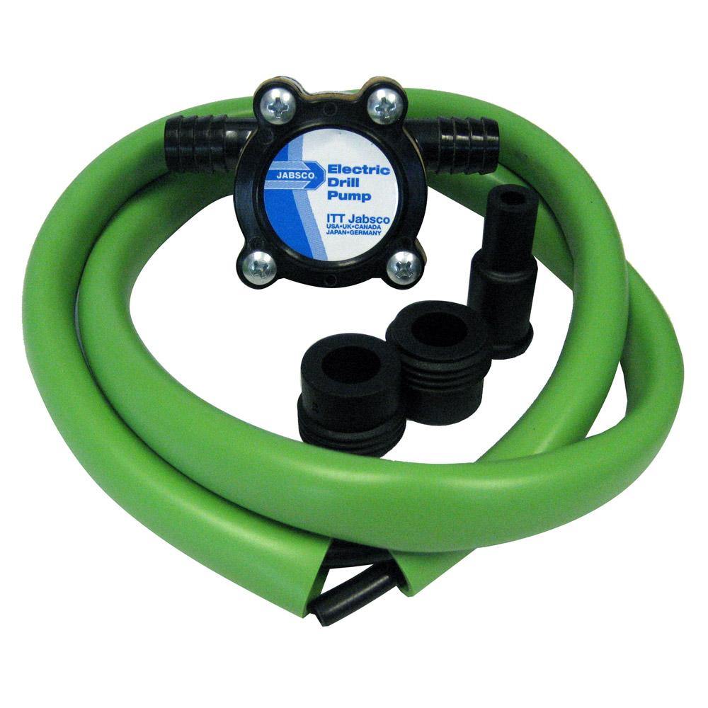 Jabsco Drill Pump Kit w/Hose [17215-0000] - Bulluna.com