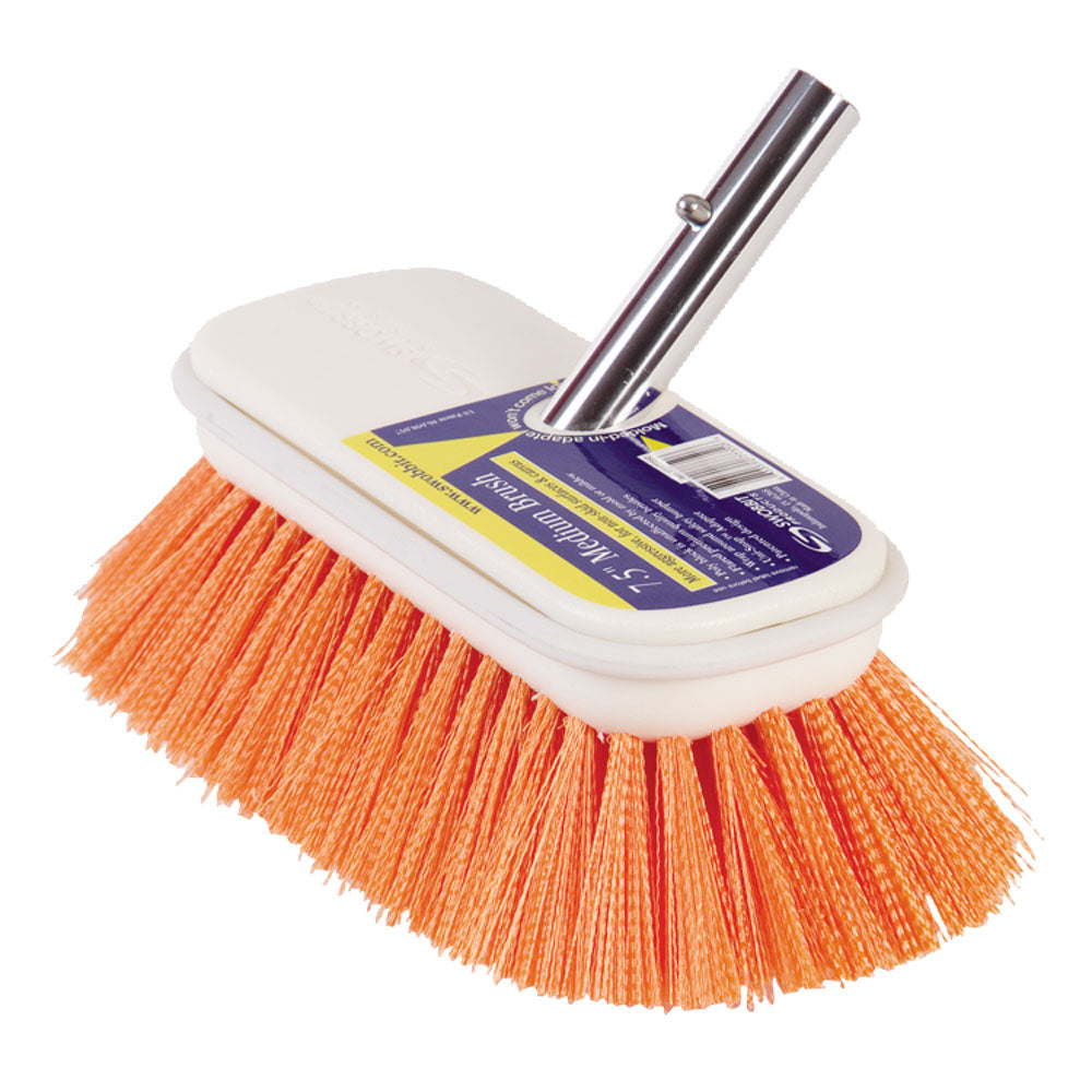 Swobbit 7.5" Medium Brush - Orange [SW77350] - Bulluna.com