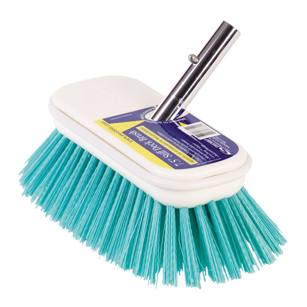 Swobbit 7.5" Stiff Brush - Blue [SW77355] - Bulluna.com