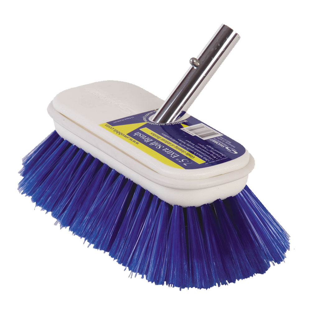 Swobbit 7.5" Extra Soft Brush - Blue [SW77340] - Bulluna.com