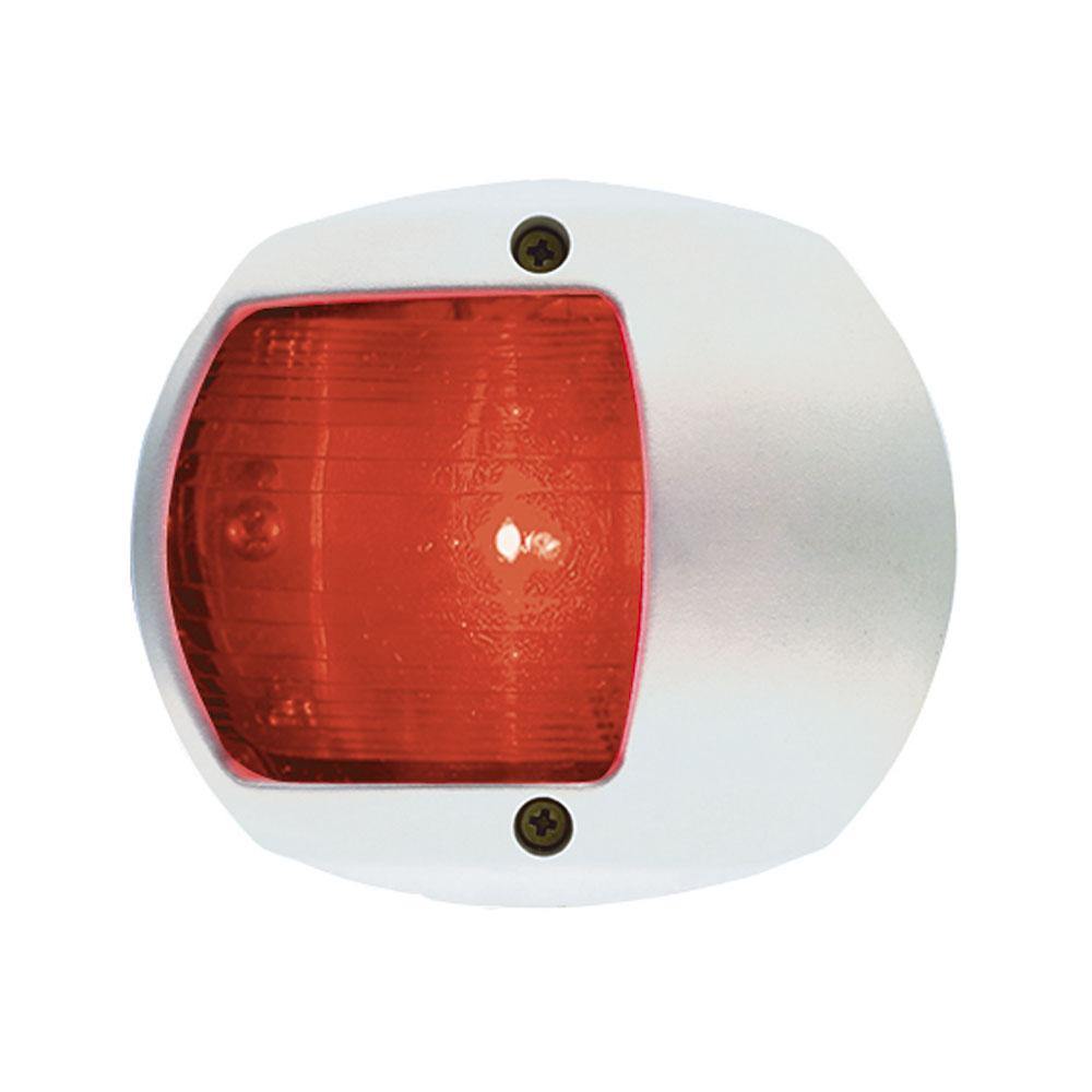 Perko LED Side Light - Red - 12V - White Plastic Housing [0170WP0DP3] - Bulluna.com