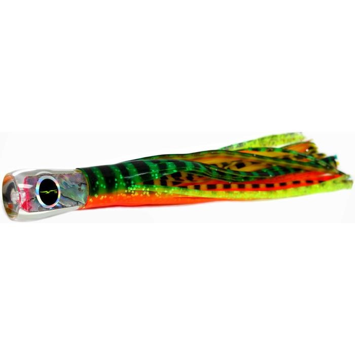 Black Bart Bully Micro Bait Lure - Green Orange Tiger/Yellow Tiger - Bulluna.com