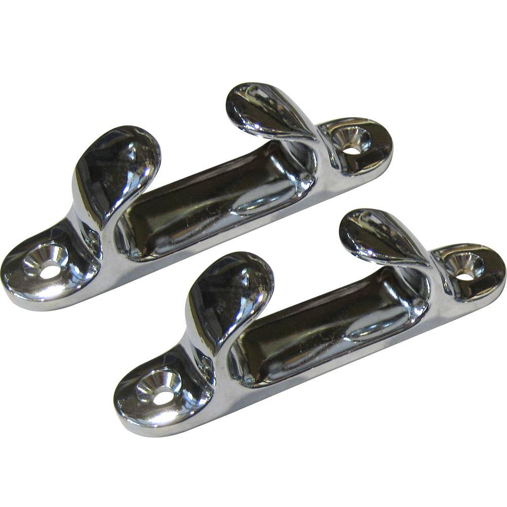 Perko 4" Straight Chock - Chrome Plated Zinc [1230DP0CHR] - Bulluna.com