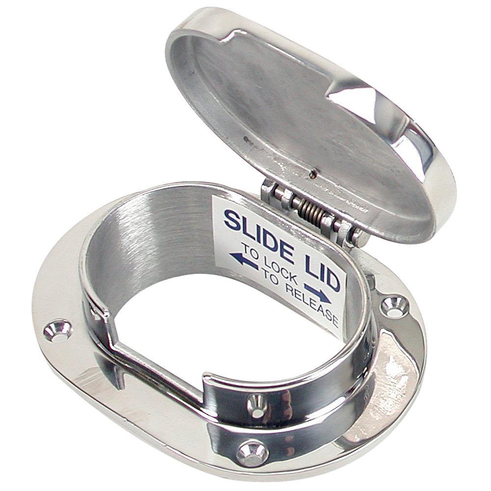 Whitecap Chain & Rope Deck Pipe 3-7/8" x 2-1/2" Opening [6008HC] - Bulluna.com