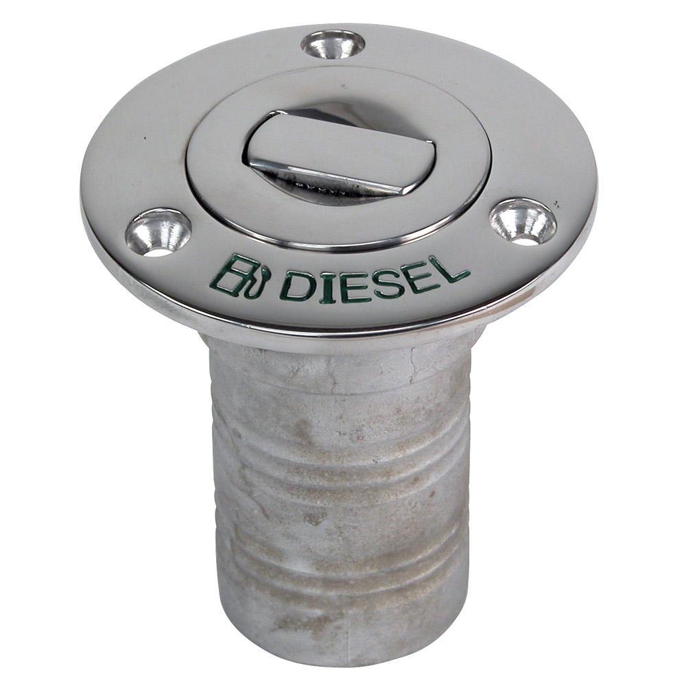 Whitecap Bluewater Push Up Deck Fill - 1-1/2" Hose - Diesel [6994CBLUE] - Bulluna.com