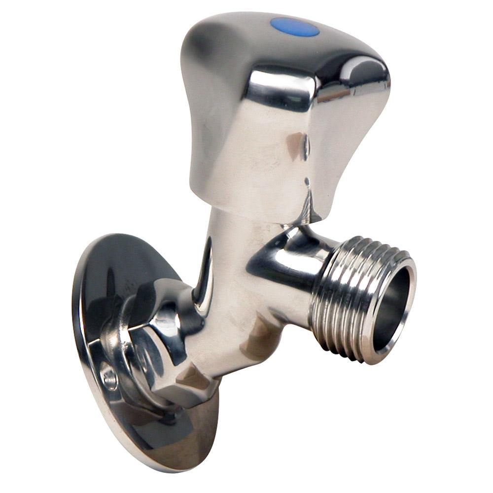 Whitecap S.S. Faucet 2-3/16" Base 3-3/16" Depth [P-2456C] - Bulluna.com