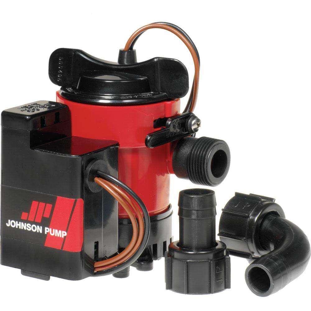 Johnson Pump 500GPH Auto Bilge Pump 3/4" 12V Mag Switch [05503-00] - Bulluna.com