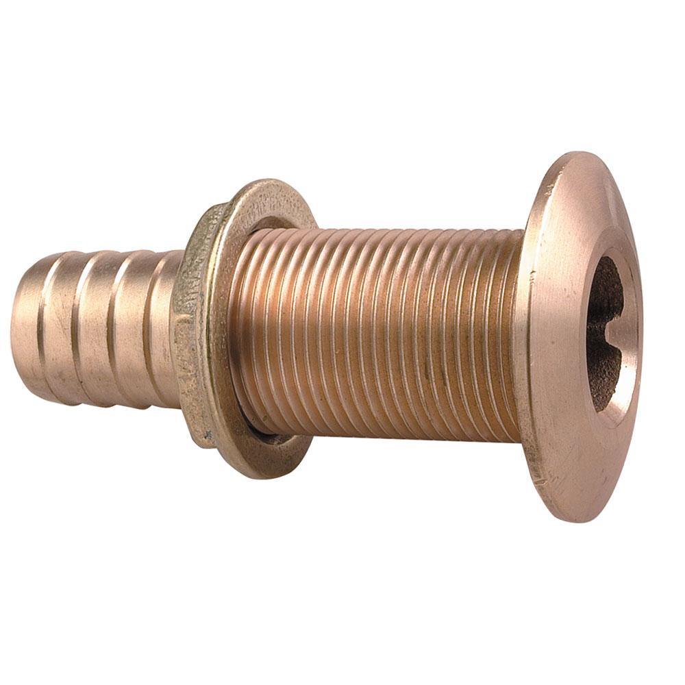 Perko 5/8" Thru-Hull Fitting f/ Hose Bronze MADE IN THE USA [0350004DPP] - Bulluna.com