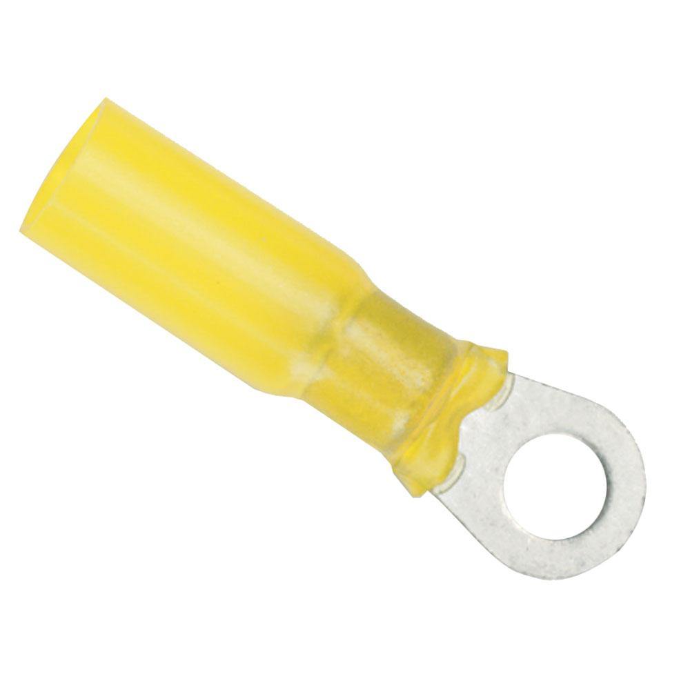 Ancor 12-10 Gauge - #8 Heat Shrink Ring Terminal - 100-Pack [312299] - Bulluna.com