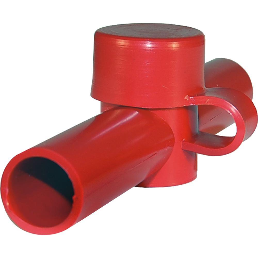 Blue Sea 4003 Cable Cap Dual Entry - Red [4003] - Bulluna.com