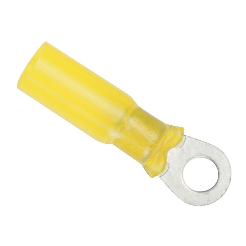 Ancor 12-10 Gauge - #10 Heat Shrink Ring Terminal - 100-Pack [312399] - Bulluna.com