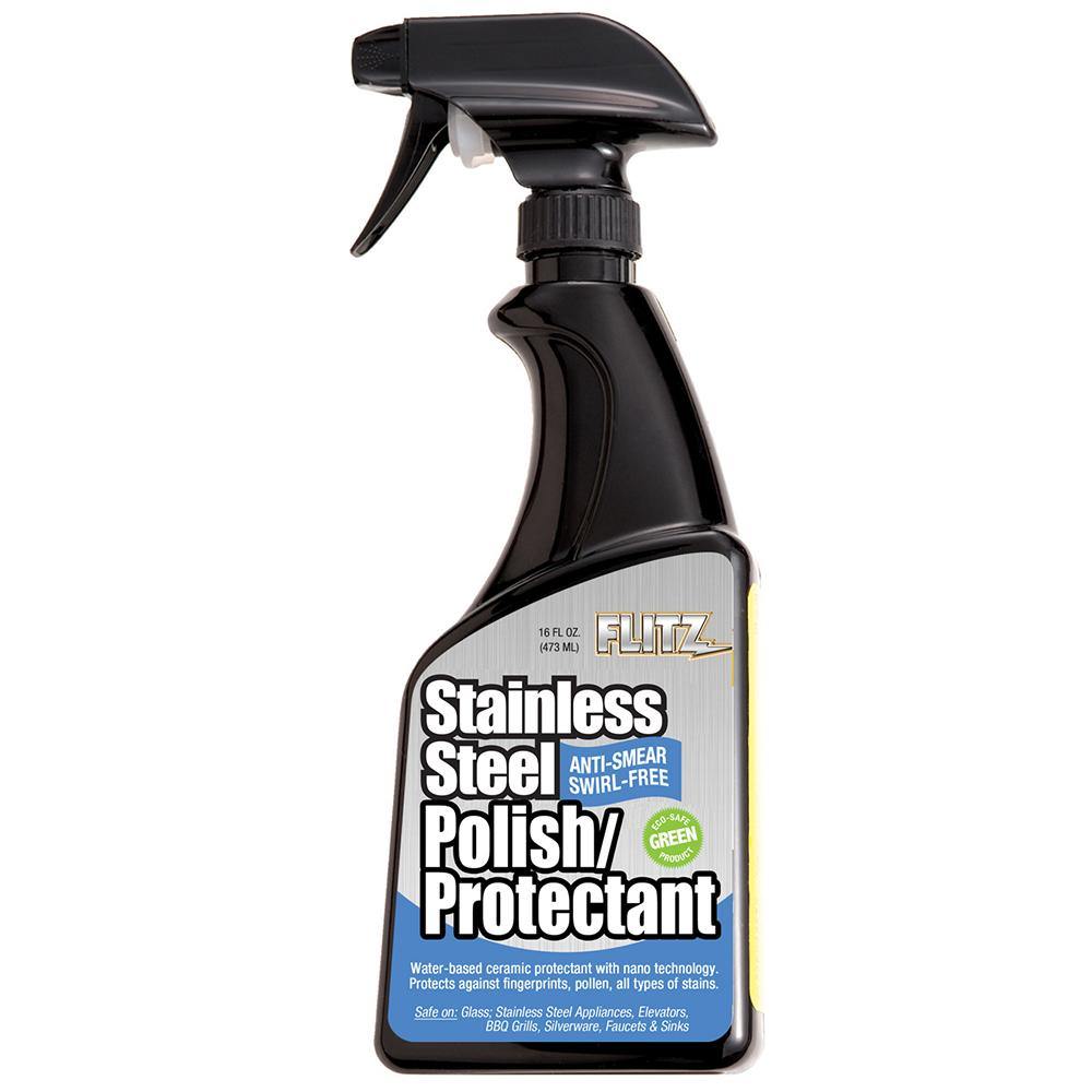 Flitz Stainless Steel Polish/Protectant - 16oz Spray [SS 01306] - Bulluna.com