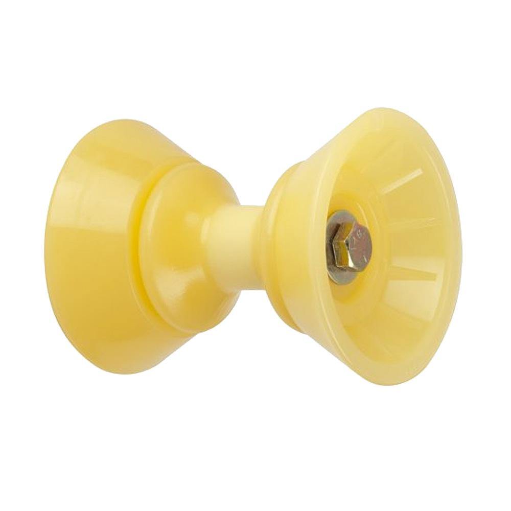 C.E. Smith 3" Bow Bell Roller Assembly - Yellow TPR [29300] - Bulluna.com