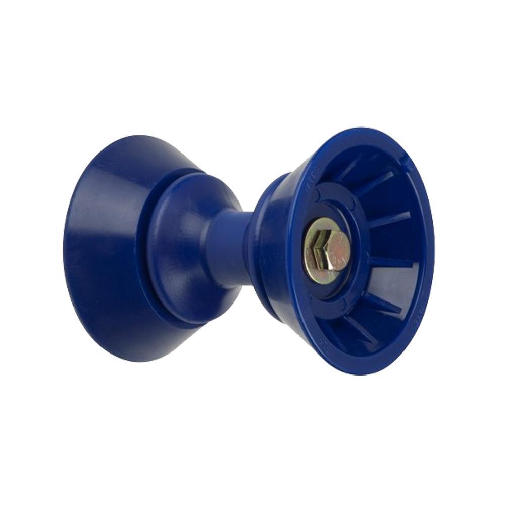 C.E. Smith 3" Bow Bell Roller Assembly - Blue TPR [29330] - Bulluna.com