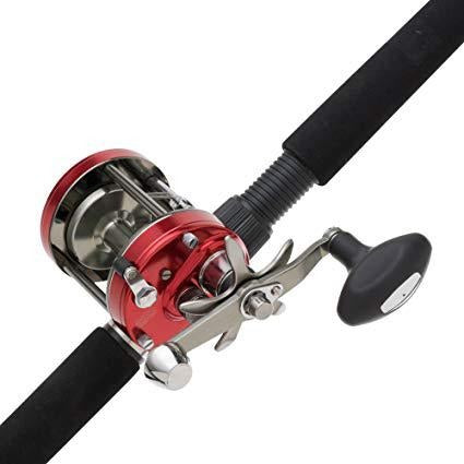 Abu Garcia Ambassadeur 7000 10-25 Pounds 1 Piece 7 Feet Medium Heavy Spinning Combo - Bulluna.com