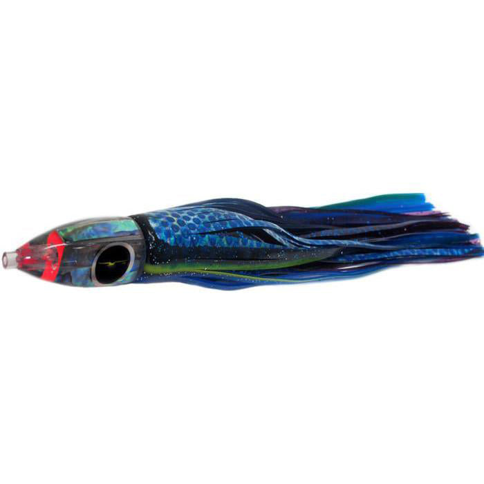 Black Bart Wicked Medium Tackle Lure - Black Blue Dot/Purple Fleck - Bulluna.com