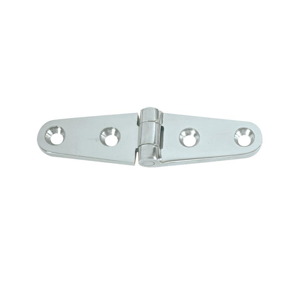 Whitecap Strap Hinge - 316 Stainless Steel - 4" x 1" [6025] - Bulluna.com