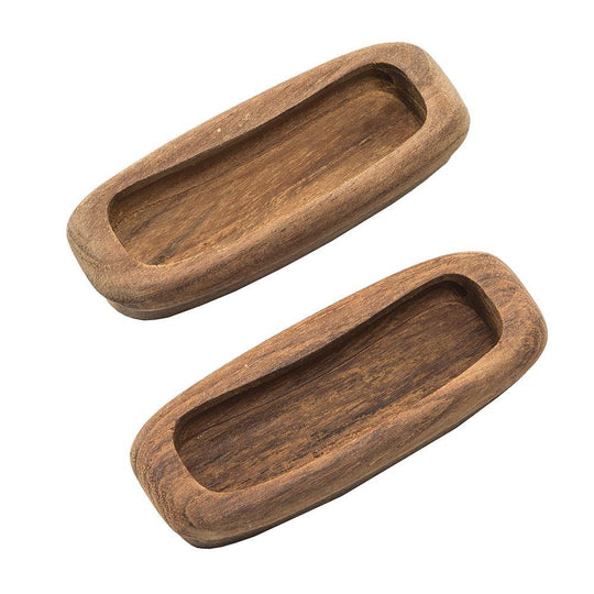 Whitecap Teak Rectangular Drawer Pull - 3-1/4"L - 2 Pack [60135-A] - Bulluna.com