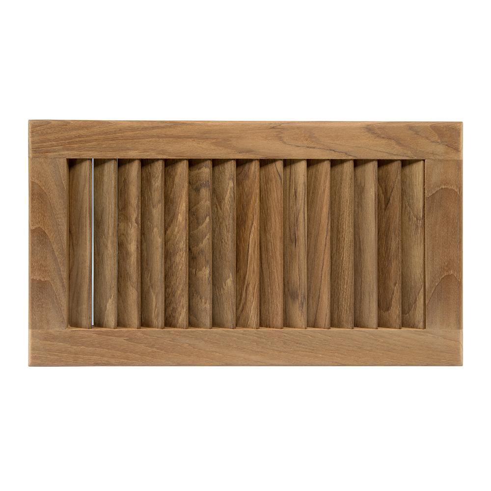 Whitecap Teak Louvered Insert - 16" x 9-1/8" x 3/4" [60710] - Bulluna.com