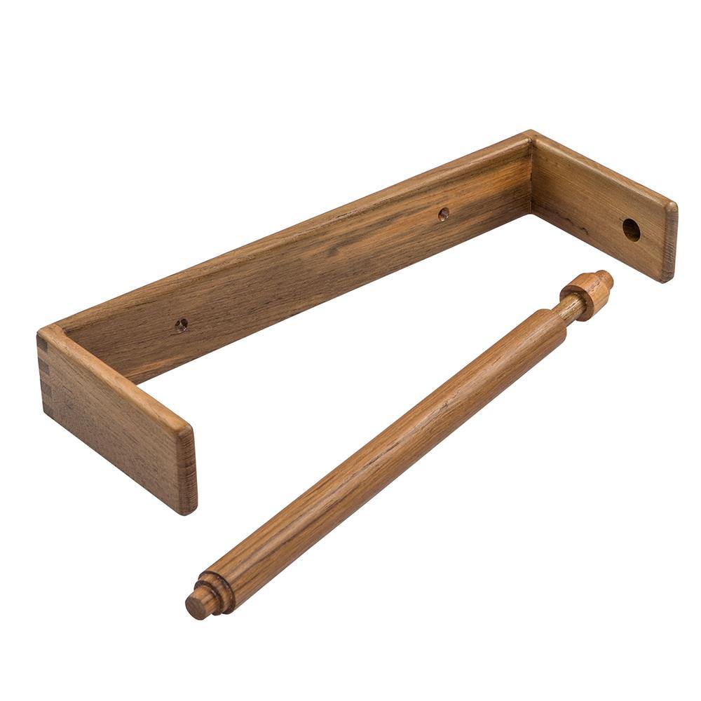 Whitecap Teak Wall-Mount Paper Towel Holder [62442] - Bulluna.com