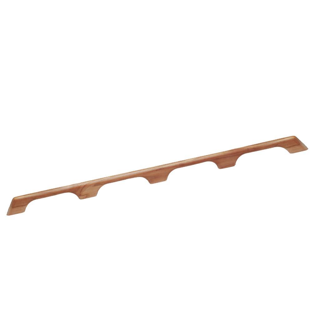 Whitecap Teak Handrail - 4 Loops - 43"L [60106] - Bulluna.com