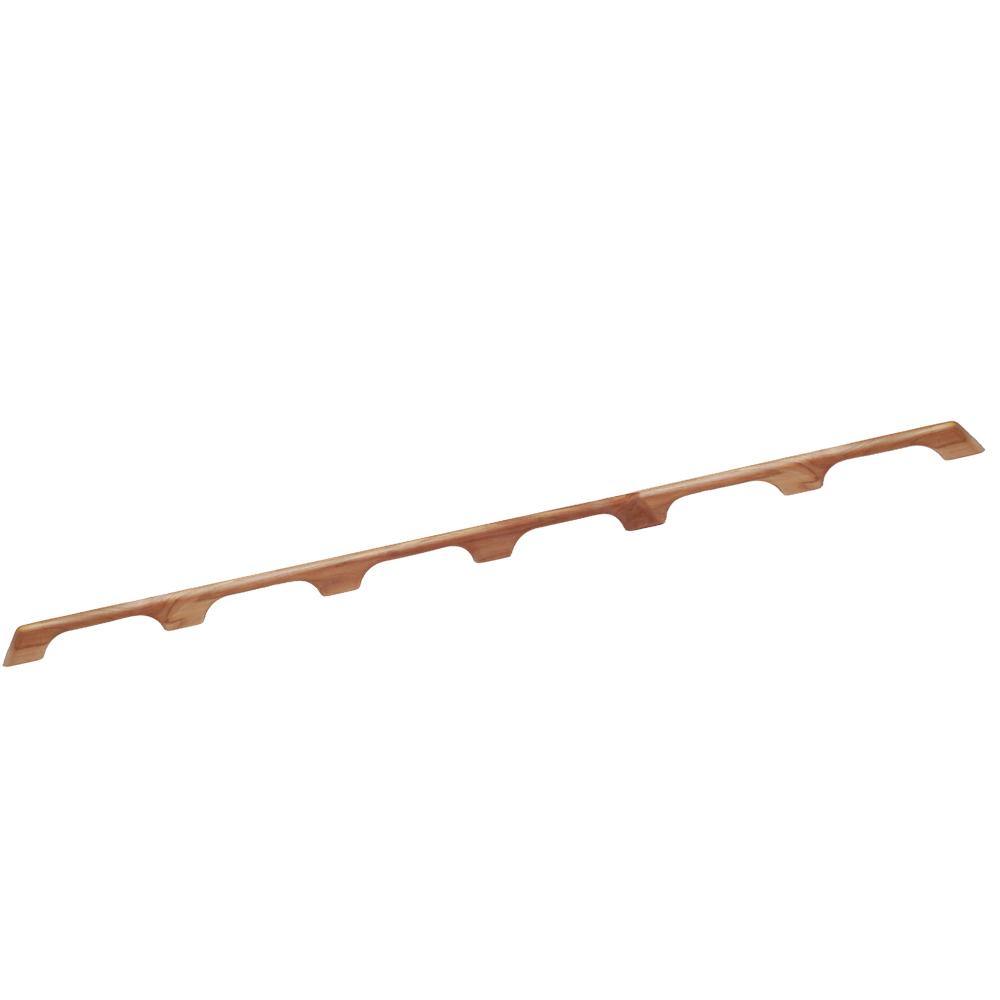 Whitecap Teak Handrail - 6 Loops - 63"L [60110] - Bulluna.com