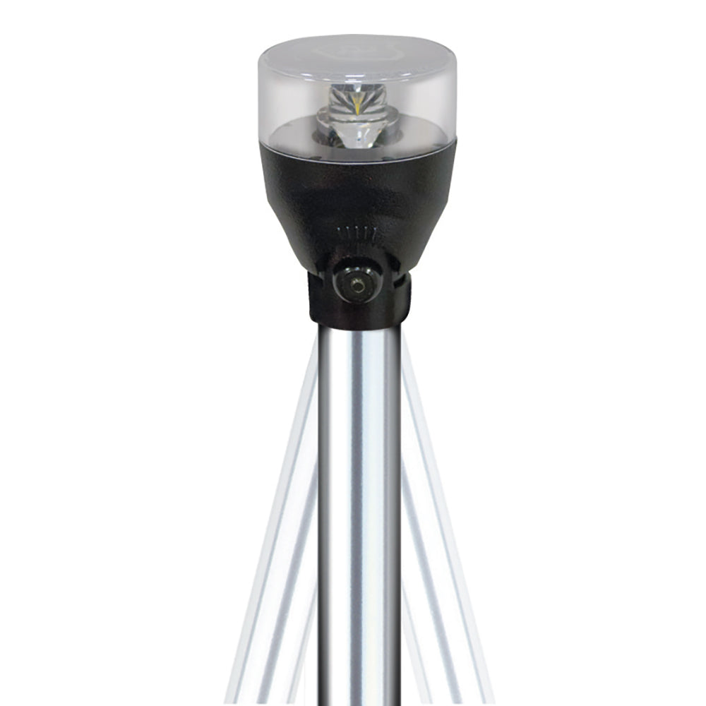 Attwood LED Articulating All Around Light - 42" Pole [5530-42A7]