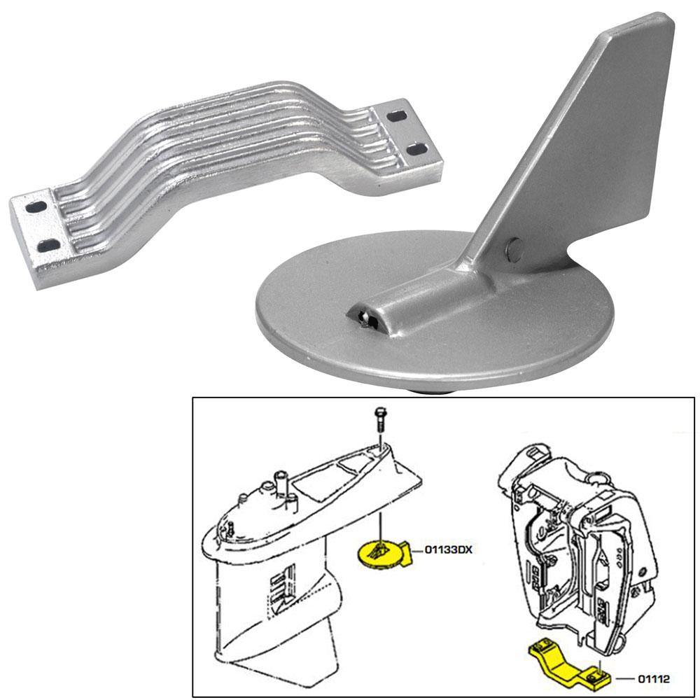 Tecnoseal Anode Kit w/Hardware - Yamaha 150-200HP - Zinc [21101] - Bulluna.com