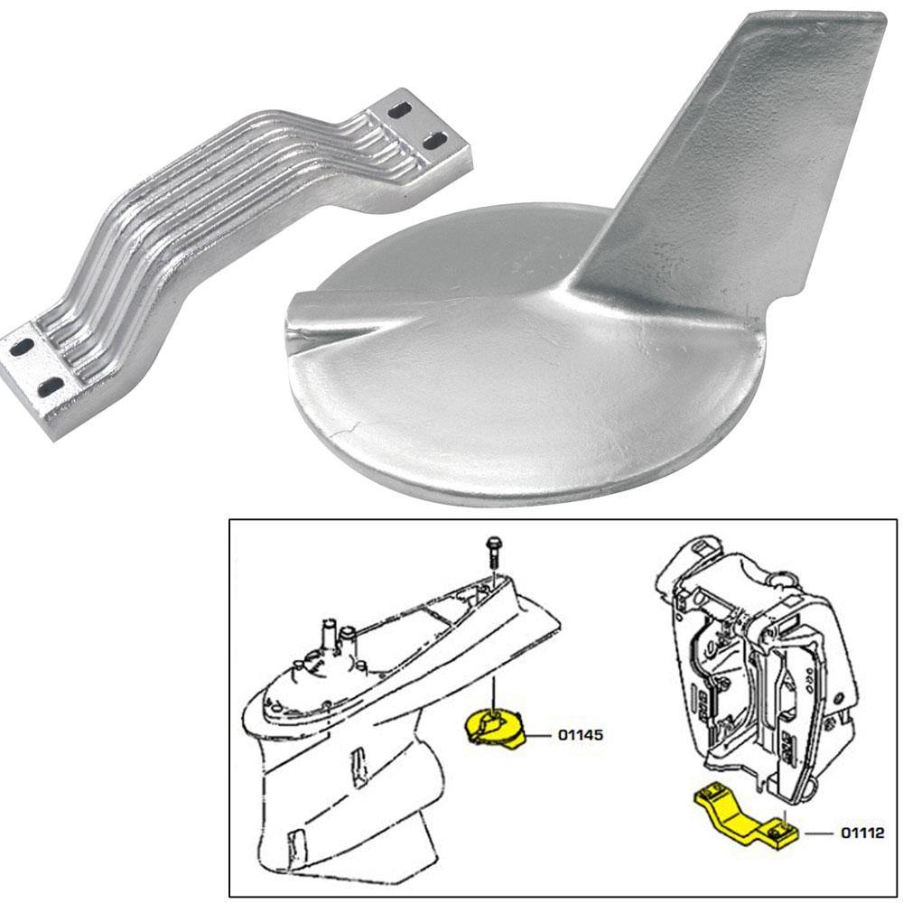 Tecnoseal Anode Kit w/Hardware - Yamaha 200-300HP Hi-Performance - Zinc [21106] - Bulluna.com