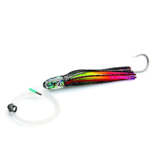 Fathom Offshore Double O' Small Pre-Rigged 8 Inch Trolling Lure - 7/0 Stainless Steel Single Hook - Bulluna.com