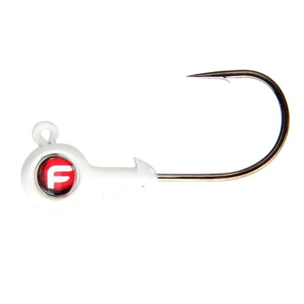 Fathom Bug Eye Jig Head 1/8 Ounces - 4 pack - Bulluna.com