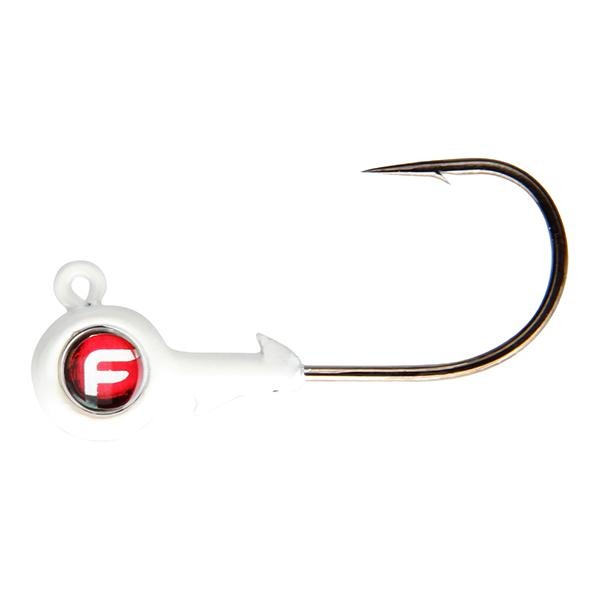 Fathom Bug Eye Jig Head 1/4 Ounces - 4 pack - Bulluna.com